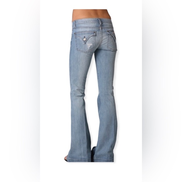 Hudson Farris Flare Light Blue Jeans Size 26 - Picture 2 of 16